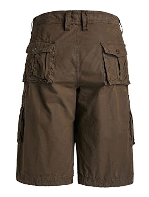 Facitisu Cargo Shorts for Men Casual Multi Pockets