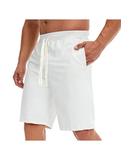 Askelly Men's Shorts Casual, Men's Comfort Flex Waistband Shorts, Mens Casual Shorts Workout Fashion Comfy Shorts Mens Running Shorts