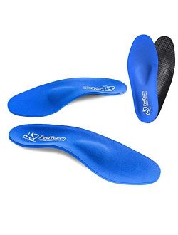 FeetTouch Strong Arch Support Insoles Heel Cushion Orthotic Inserts with Metatarsal Pad for Plantar Fasciitis, Flat Feet