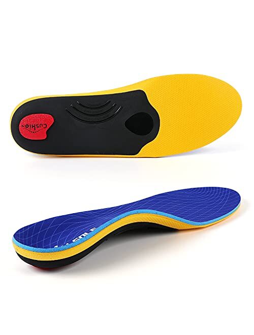 Buy VALSOLE Plantar Fasciitis Insoles for Men and Women Arch Supports ...