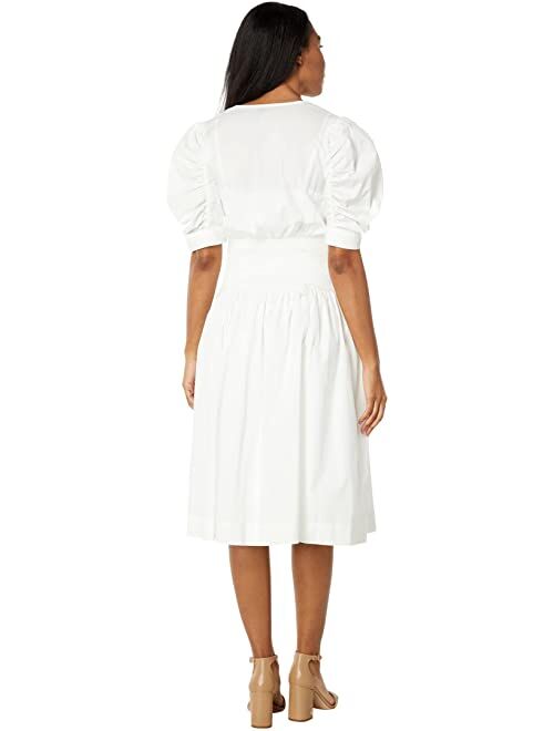BCBGMAXAZRIA Smocked Waist Day Dress