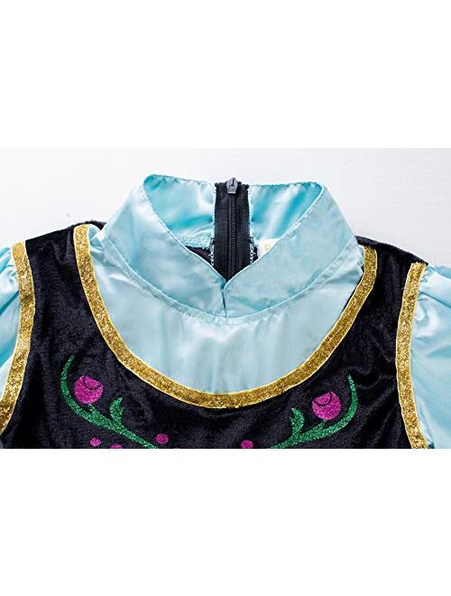 Funna Princess Costume for Toddler Girls Fancy Dress Party with Accessories