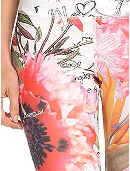 Desigual Women's Leggings With Floral Print