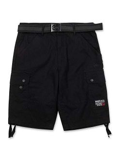 Ecko Unltd. Shorts for Men, Ripstop Cargo Shorts for Men, Big and Tall Shorts w Belt