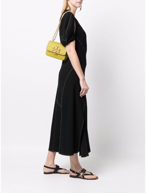 Tory Burch logo-plaque leather crossbody bag