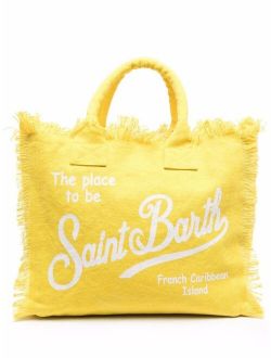 MC2 Saint Barth Vanity fringed tote bag