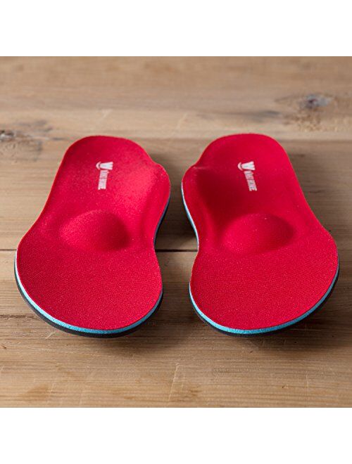 WAKI HOME Orthotics Insoles/Inserts/Pads with Arch Supports for Flat Feet,Plantar Fasciitis,Feet Pain,Pronation,Metatarsal Support for Men and Women