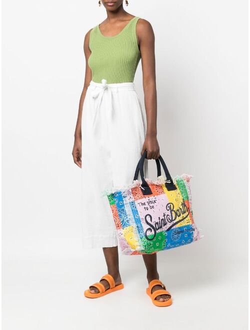 MC2 Saint Barth paisley-print beach-bag