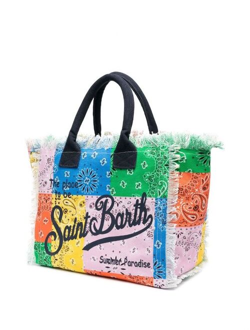 MC2 Saint Barth paisley-print beach-bag