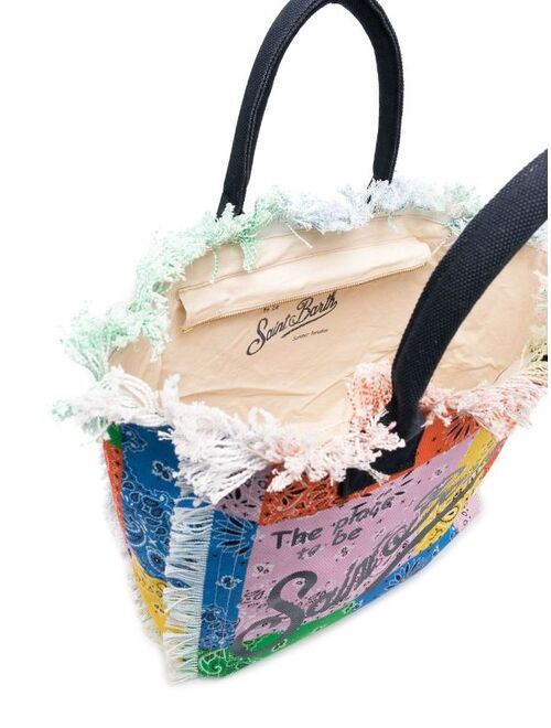 MC2 Saint Barth paisley-print beach-bag