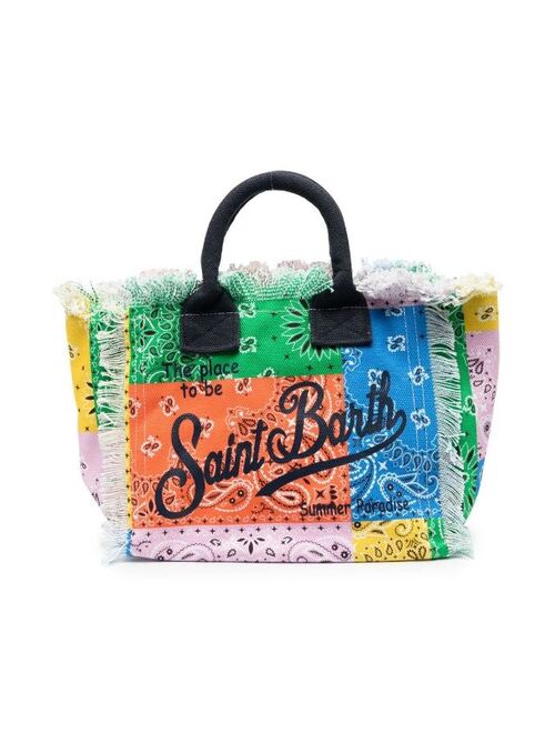MC2 Saint Barth Kids bandanaprint beach bag