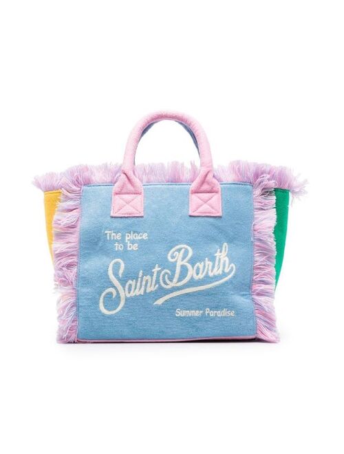 MC2 Saint Barth Kids Colette frayed-edge shoulder bag