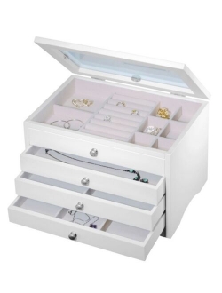 PKO Inc. Elegant Lift Top Jewelry Box