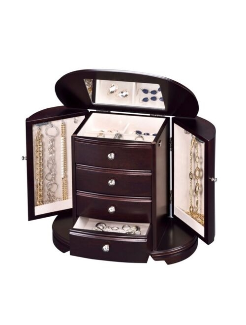 PKO Inc. Classic Charming Wooden Jewelry Box