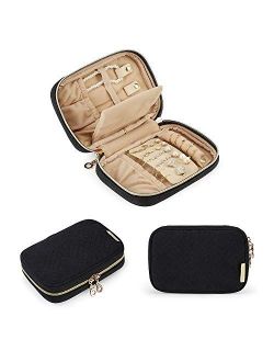 BAGSMART Jewelry Organizer Case Travel Jewelry Storage Bag for Necklace, Earrings, Rings, Bracelet