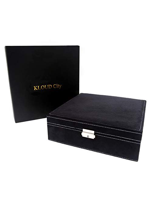 KLOUD City Two-Layer Jewelry Box Organizer Display Storage case Lock