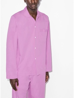 TEKLA long-sleeve pajama shirt