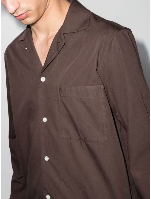 TEKLA long-sleeve pyjama shirt