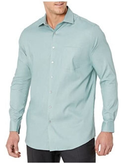 Men's Dress Shirt Regular Fit Ultra Wrinkle Free Flex Collar Stretch