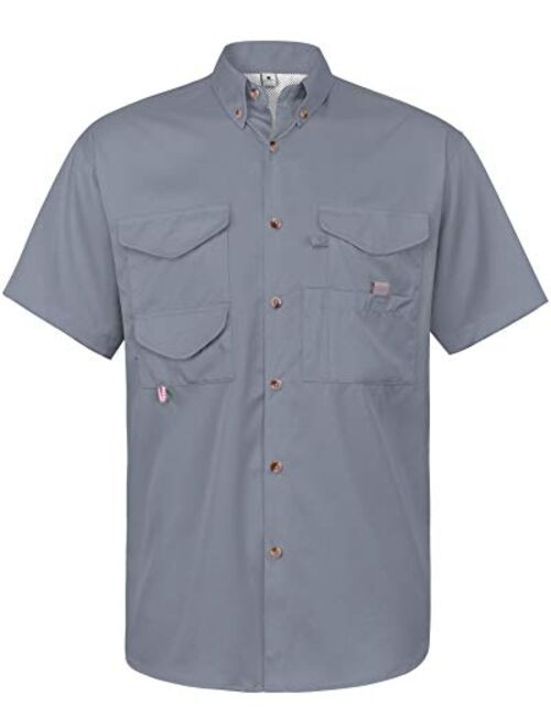 Buy Alimens & Gentle Short Sleeve Fishing Shirt Wicking Fabric Sun ...