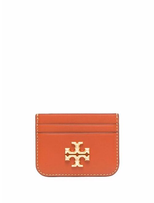 Tory Burch logo-plaque leather wallet