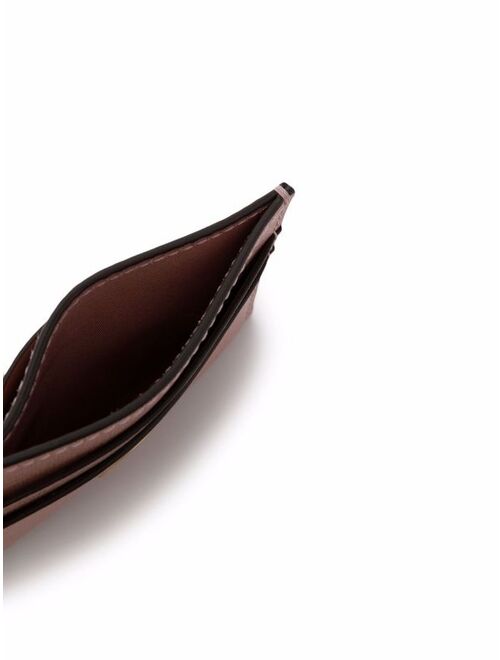 Tory Burch logo-plaque cardholder