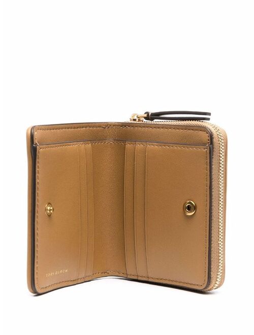 Tory Burch zip-up leather purse