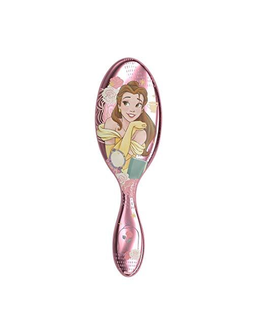 Wet Brush Princess Wholehearted Original Detangler Brush - Disney's Collection Belle, Light Pink - All Hair Types - Ultra-Soft IntelliFlex Bristles Glide Through Tangles 