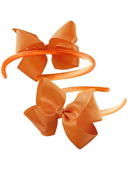 SIQUK 12 Pieces Bow Headbands for Girls Headband