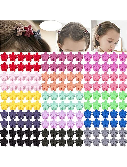 CELLOT 200 Pieces Little Baby Girls Hair Bangs Mini Hair Claw Clip Hair Pin Hair Accessories Clips for Girls,Teens, Kids, Toddlers Children