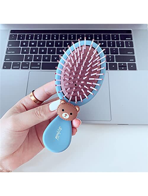 Sofmild Hair Brush-Mini Travel Hair Brush for Women Men Kids