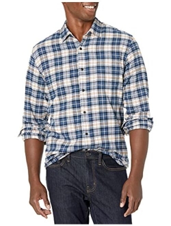 Men's Regular-fit Long-Sleeve Flannel Shirt