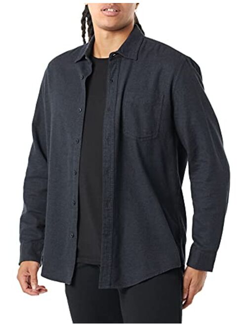 Amazon Essentials Men's Regular-fit Long-Sleeve Flannel Shirt