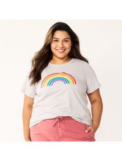 Plus Size Sonoma Goods For Life® Graphic Cotton Tee