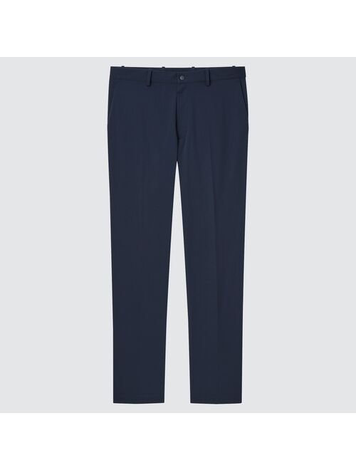 UNIQLO Polyester Solid Tapered Smart Ankle Pants