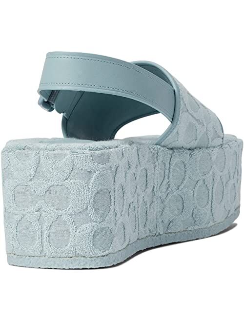 COACH Noelle Terry Cloth Sandal