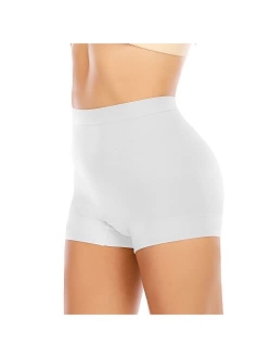 Seamless Shaping Boyshorts Panties for Women Tummy Control Shapewear Under Dress Slip Shorts Underwear