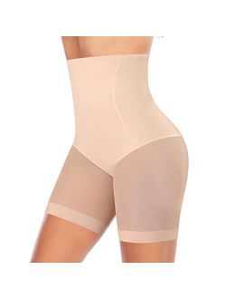 Tummy Control Shapewear Shorts for Women High Waisted Body Shaper Panties Slip Shorts Under Dresses Thigh Slimmer