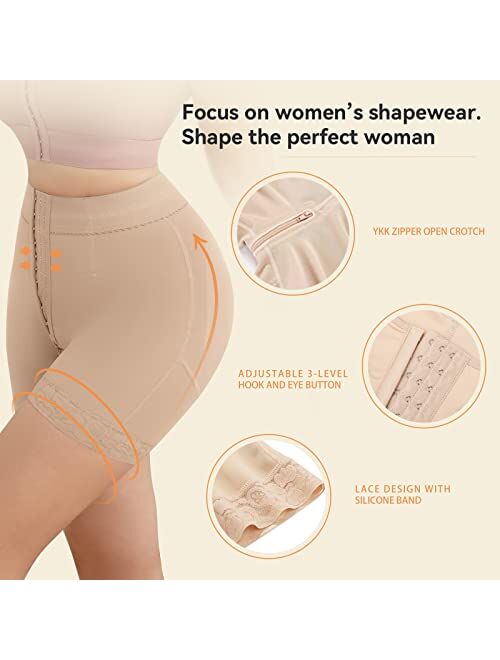 JOSHINE Tummy Control Shapewear Fajas Shorts Butt Lifter Panties Compression Underwear Waist Slimming Body Shaper Boyshorts