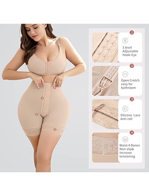 JOSHINE Shapewear for Women Tummy Control Body Shaper Shorts Butt Lifter Panties High Waisted Underwear Slimming Panties