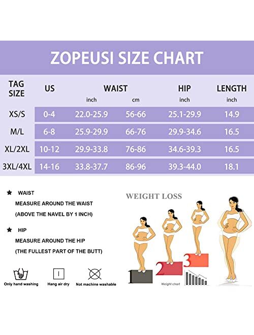 ZOPEUSI Shapewear Panties for Women Tummy Control Lace Butt Lifter High Waist Trainer Corset Slimming Body Shaper Shorts