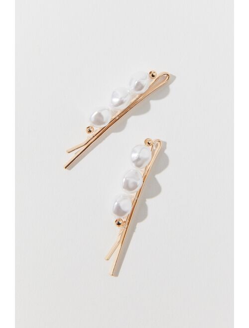 Urban outfitters Pearl Bobby Pin Set