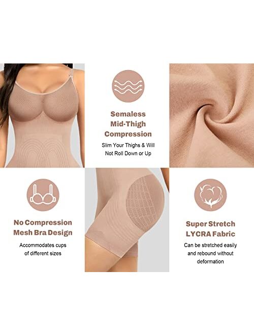 Lover-Beauty Body Shaper for Women Seamless Shapewear Butt Lifter Tummy Control Bodysuits Full Body Fajas Colombianas