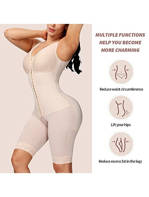 M MYODRESS Fajas Colombianas Full Body Shaper for Women Compression Garment