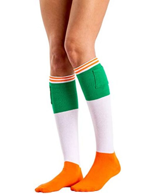 Tipsy Elves Women's Knee Socks Fun and Festive Holiday Socks for Women with Cute Patterns