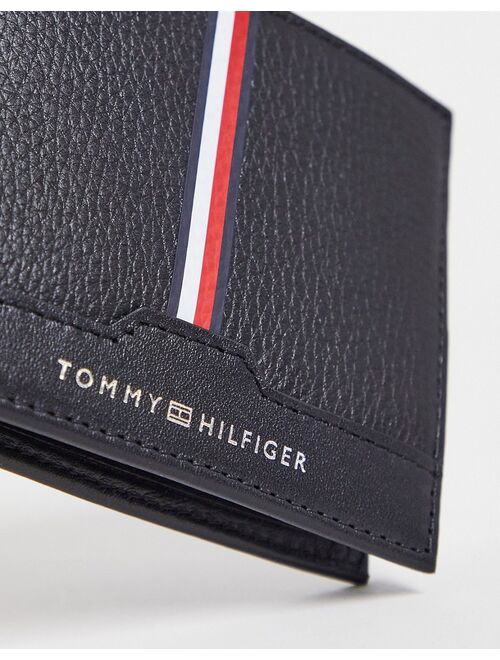 Tommy Hilfiger downtown flag wallet in black