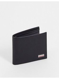 business flag wallet in black