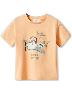 Kids Crew Neck Short Sleeve T-Shirt Coche (Infant/Toddler/Little Kids)