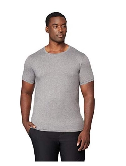 32 DEGREEES Men's Cool Classic Crew T-Shirt | Anti-Odor | 4-Way Stretch | Moisture Wicking