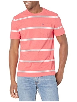 Men's Essential Short Sleeve Cotton Crewneck Pocket T-Shirt